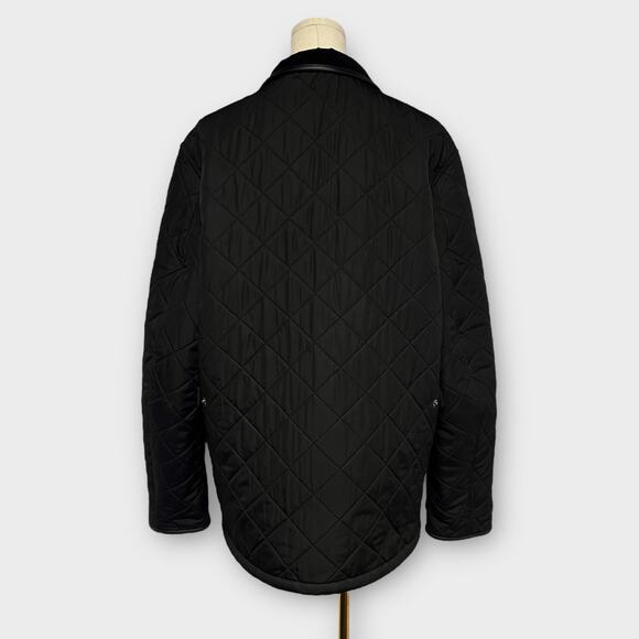 Barbour Powell Quilted Jacket Men's XL Black - Picture 4 of 10